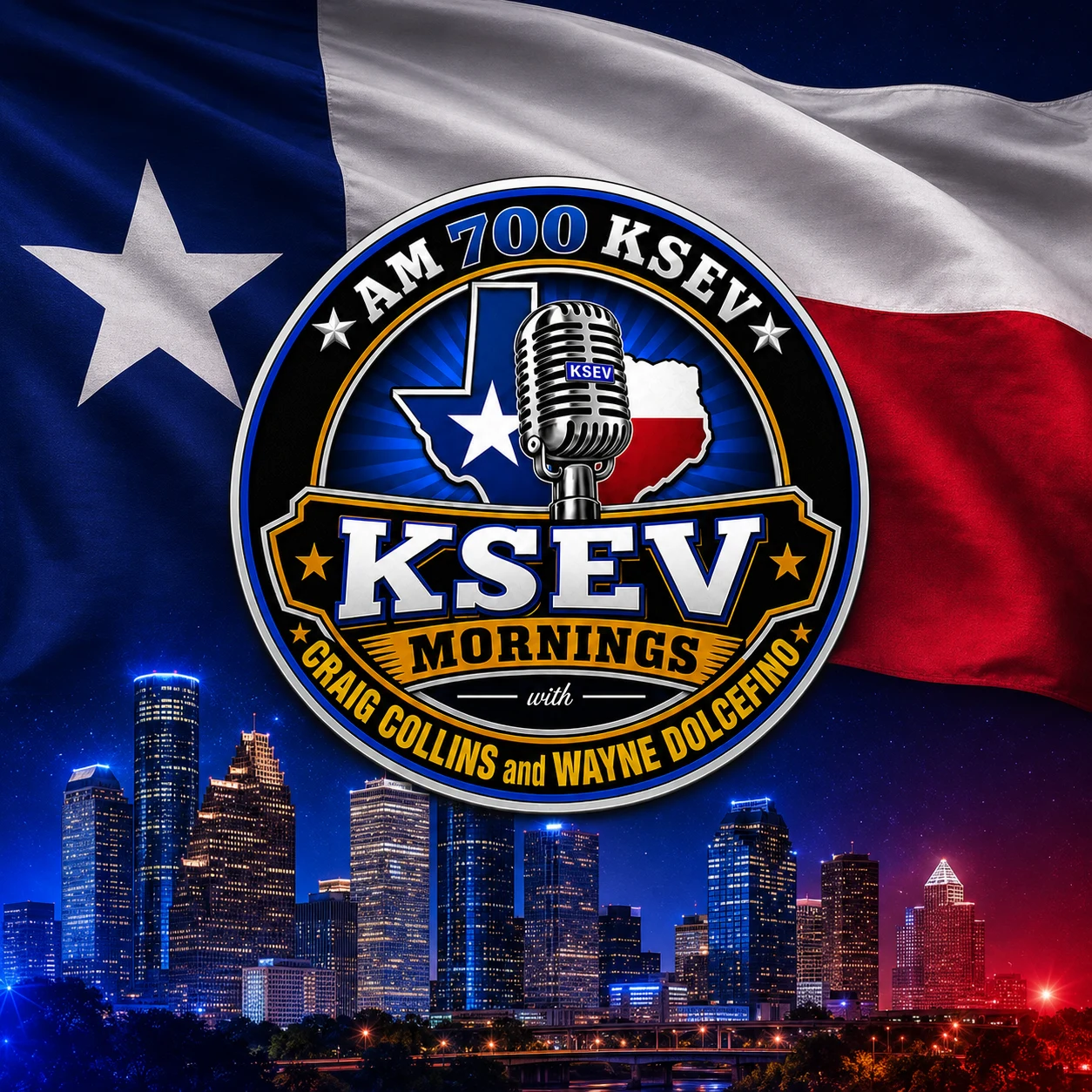 KSEV Mornings with Craig Collins and Wayne Dolcefino